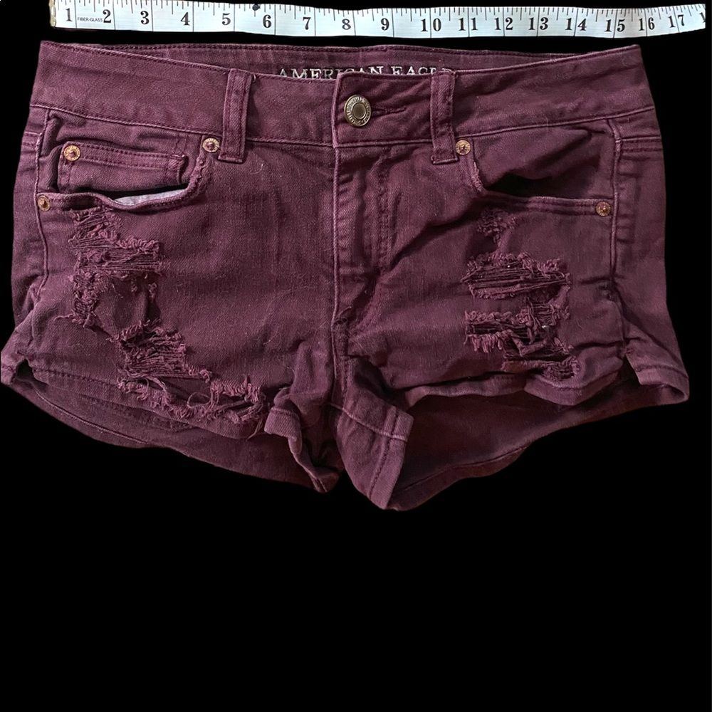 American Eagle Shortie Stretch Jean shorts - Picture 5 of 7